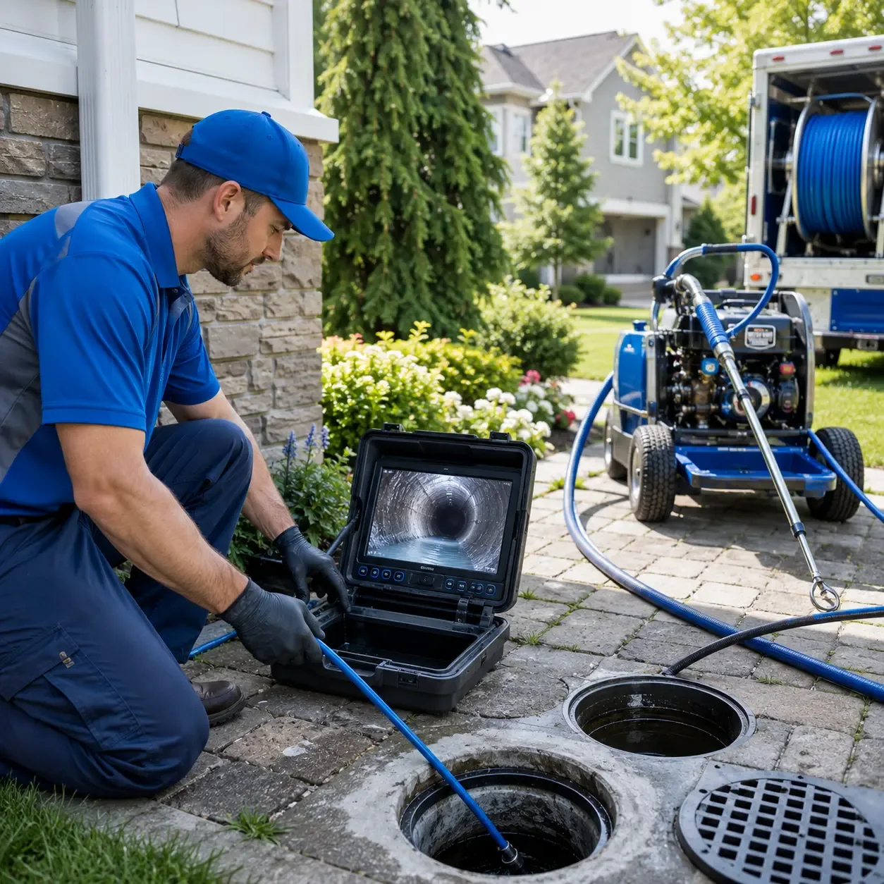 Outdoor drain cleaning professionals serving Nora, IL